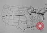 Image of animated map United States USA, 1924, second 27 stock footage video 65675051107