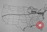 Image of animated map United States USA, 1924, second 28 stock footage video 65675051107