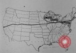 Image of animated map United States USA, 1924, second 29 stock footage video 65675051107