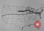 Image of animated map United States USA, 1924, second 32 stock footage video 65675051107