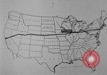 Image of animated map United States USA, 1924, second 35 stock footage video 65675051107