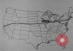 Image of animated map United States USA, 1924, second 36 stock footage video 65675051107