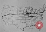 Image of animated map United States USA, 1924, second 38 stock footage video 65675051107
