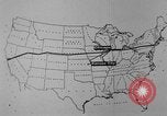 Image of animated map United States USA, 1924, second 41 stock footage video 65675051107