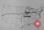 Image of animated map United States USA, 1924, second 44 stock footage video 65675051107