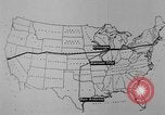 Image of animated map United States USA, 1924, second 46 stock footage video 65675051107