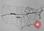 Image of animated map United States USA, 1924, second 51 stock footage video 65675051107