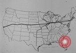Image of animated map United States USA, 1924, second 52 stock footage video 65675051107