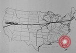 Image of animated map United States USA, 1924, second 54 stock footage video 65675051107