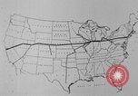 Image of animated map United States USA, 1924, second 59 stock footage video 65675051107