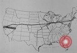 Image of animated map United States USA, 1924, second 61 stock footage video 65675051107