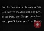 Image of North Pole expedition Spitsbergen Svalbard Norway, 1926, second 39 stock footage video 65675051109