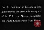 Image of North Pole expedition Spitsbergen Svalbard Norway, 1926, second 40 stock footage video 65675051109