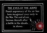 Image of French aircraft attacks German airplane France, 1916, second 1 stock footage video 65675051127