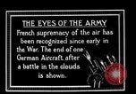 Image of French aircraft attacks German airplane France, 1916, second 9 stock footage video 65675051127