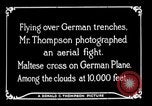 Image of French aircraft attacks German airplane France, 1916, second 19 stock footage video 65675051127