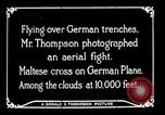 Image of French aircraft attacks German airplane France, 1916, second 21 stock footage video 65675051127