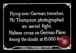 Image of French aircraft attacks German airplane France, 1916, second 36 stock footage video 65675051127