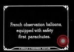 Image of safety parachute France, 1916, second 4 stock footage video 65675051128