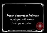 Image of safety parachute France, 1916, second 9 stock footage video 65675051128