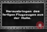 Image d'essai d'aéronefs Allemagne, 1918, de la seconde 5 séquences d'archives historiques vidéo 65675051131