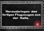 Image d'essai d'aéronefs Allemagne, 1918, de la seconde 6 séquences d'archives historiques vidéo 65675051131
