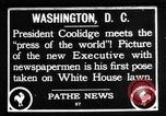 Immagine di Presidente Calvin Coolidge Washington DC USA, 1936, secondo 1 filmato di repertorio 65675051132