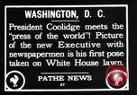 Immagine di Presidente Calvin Coolidge Washington DC USA, 1936, secondo 7 filmato di repertorio 65675051132