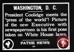 Immagine di Presidente Calvin Coolidge Washington DC USA, 1936, secondo 8 filmato di repertorio 65675051132