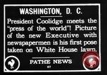 Immagine di Presidente Calvin Coolidge Washington DC USA, 1936, secondo 10 filmato di repertorio 65675051132