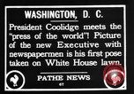 Immagine di Presidente Calvin Coolidge Washington DC USA, 1936, secondo 11 filmato di repertorio 65675051132