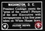 Immagine di Presidente Calvin Coolidge Washington DC USA, 1936, secondo 13 filmato di repertorio 65675051132