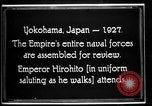Image of Emperor Hirohito reviews Japanese Navy Yokohama Japan, 1927, second 1 stock footage video 65675051155