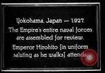 Image of Emperor Hirohito reviews Japanese Navy Yokohama Japan, 1927, second 13 stock footage video 65675051155
