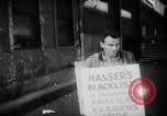 Image of ship picketing United States USA, 1960, second 20 stock footage video 65675051191