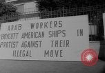 Image of ship picketing United States USA, 1960, second 41 stock footage video 65675051191
