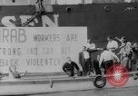 Image of ship picketing United States USA, 1960, second 52 stock footage video 65675051191