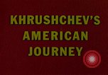 Image of Nikita Khrushchev visiting Washington DC and Eisenhower Washington DC USA, 1959, second 13 stock footage video 65675051254