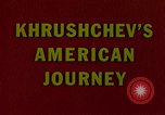 Image of Nikita Khrushchev visiting Washington DC and Eisenhower Washington DC USA, 1959, second 14 stock footage video 65675051254