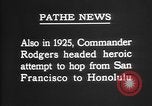 Image of Lieutenant Commander John Rodgers United States USA, 1925, second 36 stock footage video 65675051258