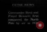 Image of Floyd Bennett Arctic region, 1926, second 1 stock footage video 65675051259