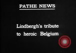 Image Charles Lindbergh l'Europe, 1927, de la seconde 3 séquences d'archives historiques vidéo 65675051261