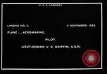 Image premier décollage et atterrissage d'abord sur l'USS Langley (CV-1) Virginia United States USA, 1922, de la seconde 45 séquences d'archives historiques vidéo 65675051264