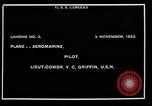Image premier décollage et atterrissage d'abord sur l'USS Langley (CV-1) Virginia United States USA, 1922, de la seconde 47 séquences d'archives historiques vidéo 65675051264