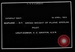 Standbild Douglas DT Wasserflugzeug San Diego California USA, 1924, aus Sekunde 1 historischem Filmmaterial Videoclip 65675051267