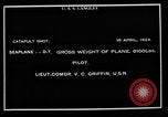 Standbild Douglas DT Wasserflugzeug San Diego California USA, 1924, aus Sekunde 3 historischem Filmmaterial Videoclip 65675051267