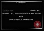 Standbild Douglas DT Wasserflugzeug San Diego California USA, 1924, aus Sekunde 4 historischem Filmmaterial Videoclip 65675051267