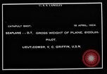 Standbild Douglas DT Wasserflugzeug San Diego California USA, 1924, aus Sekunde 5 historischem Filmmaterial Videoclip 65675051267
