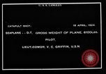 Standbild Douglas DT Wasserflugzeug San Diego California USA, 1924, aus Sekunde 7 historischem Filmmaterial Videoclip 65675051267