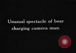Standbild Grizzly Bear Alaska United States USA, 1929, aus Sekunde 5 historischem Filmmaterial Videoclip 65675051271